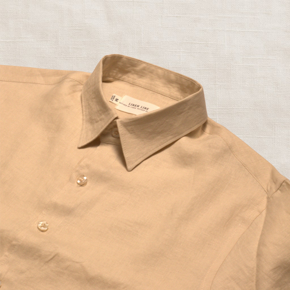 Beige Long Sleeve - linen shirt
