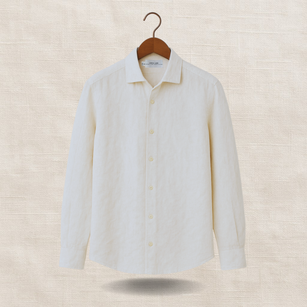 White Long Sleeve - linen shirt