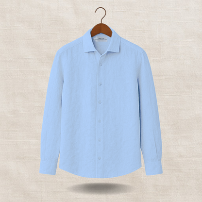 Blue Long Sleeve - linen shirt