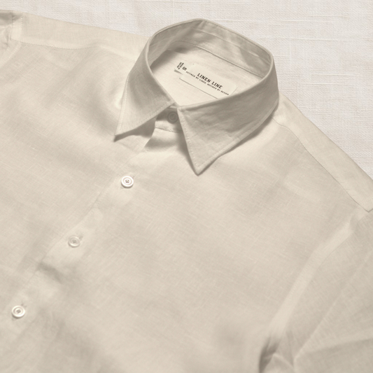 White Long Sleeve - linen shirt