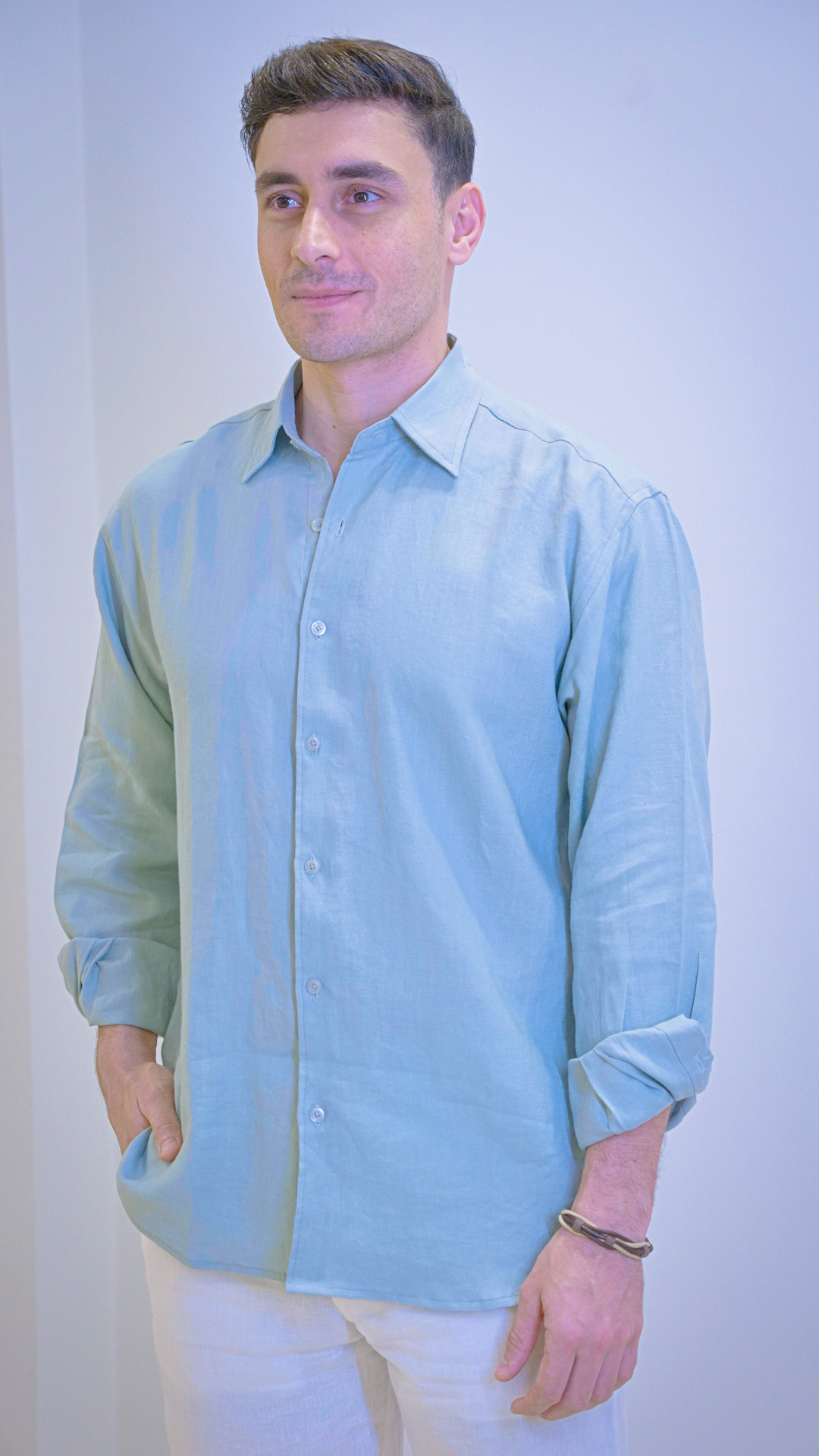 Grayish blue long sleeve