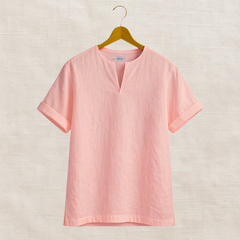 Premium linen shirt - short sleeve