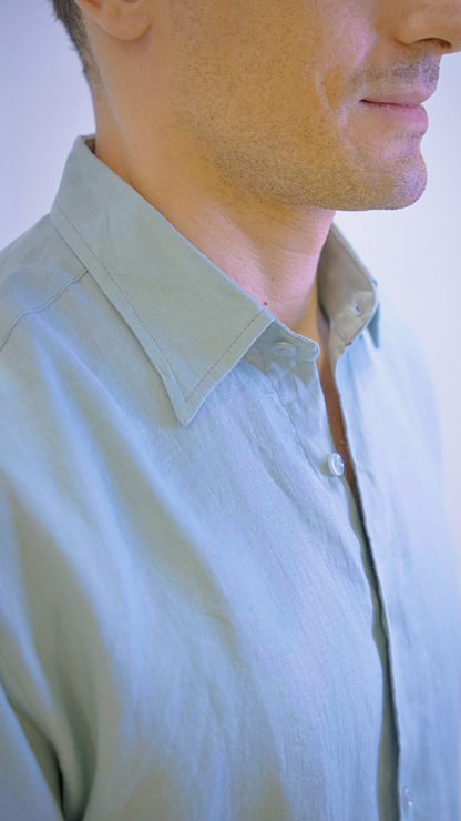 Grayish blue long sleeve