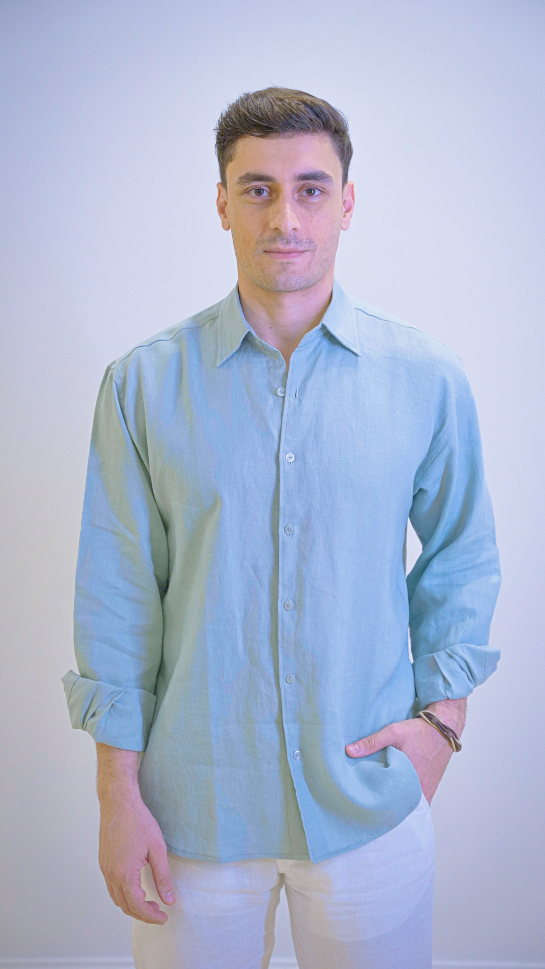 Grayish blue long sleeve