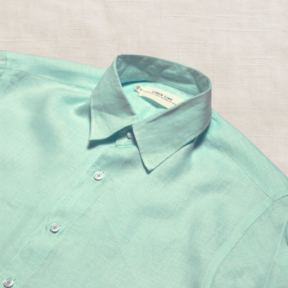 Light Blue Long Sleeve - linen shirt
