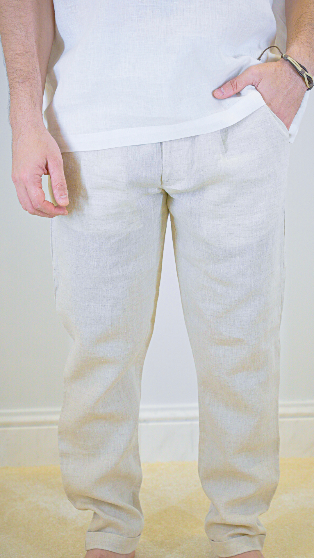 Natural Linen Pants