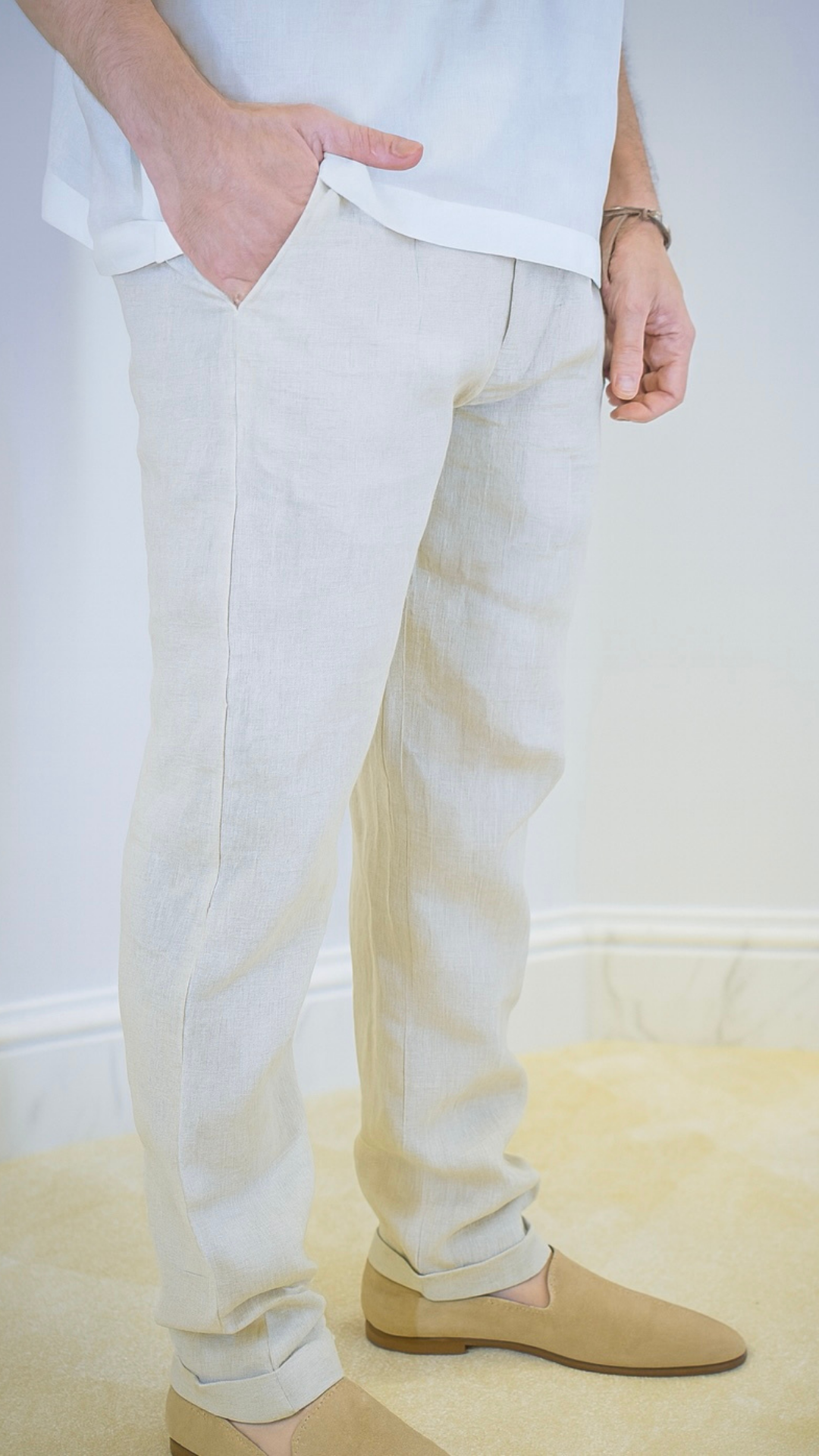 Natural Linen Pants